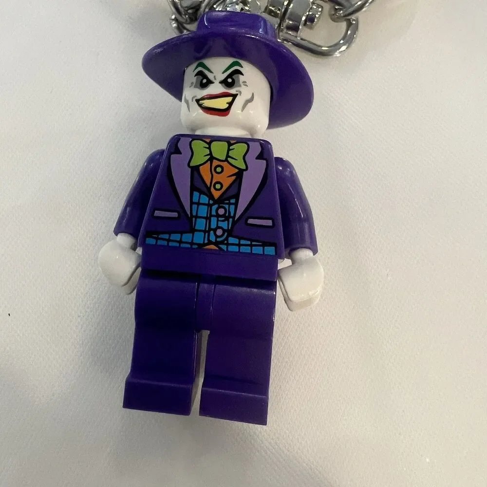 Lego Batman Keychain The Joker Minifigure Key Chain 2005 (851814 super heroes